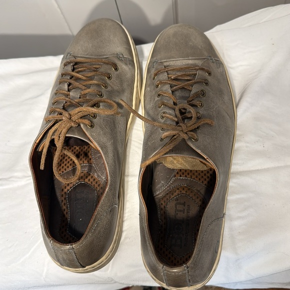 Born Men's Leather Casual Shoes - size 12 M Green/Grey - Picture 6 of 7